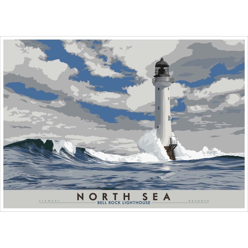 Image of North Sea: Bell Rock Lighthouse by Stewart Bremner